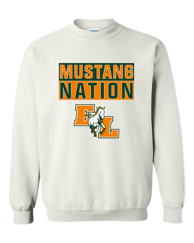 East Lincoln Mustangs Nation #1 Men's Sweatshirt