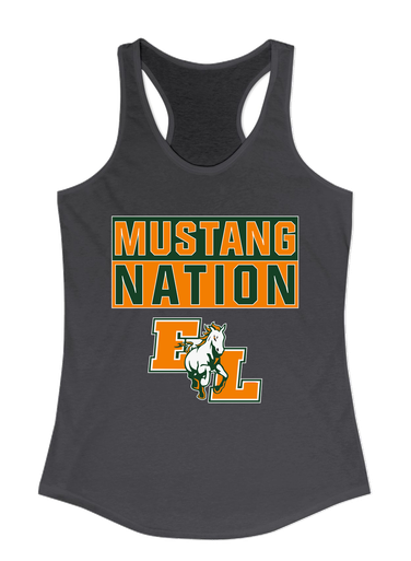 East Lincoln Mustangs Nation #1 Women's Tank Top