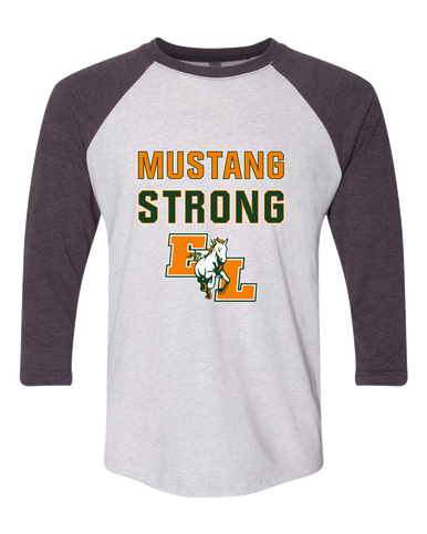 East Lincoln Mustangs Strong #2 Women's Baseball T-Shirt