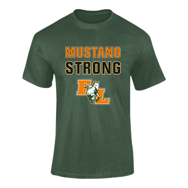 East Lincoln Mustangs Strong #2 Men's SS T-Shirt