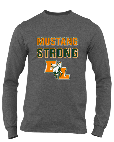 East Lincoln Mustangs Strong #2 Men's Premium LS T-Shirt