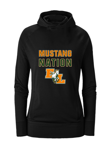 East Lincoln Mustangs Nation #2 Women's Hoodie