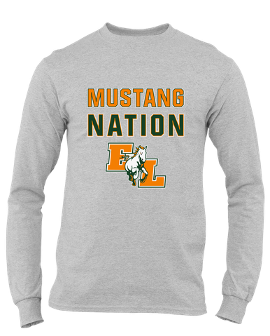 East Lincoln Mustangs Nation #2 Men's Premium LS T-Shirt