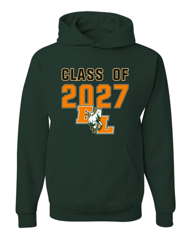 East Lincoln Mustangs Class of 2027 Men's Premium Hoodie
