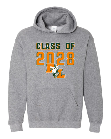 East Lincoln Mustangs Class of 2028 Men's Hoodie