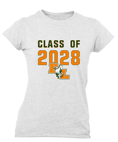 East Lincoln Mustangs Class of 2028 Women's Premium SS T-Shirt