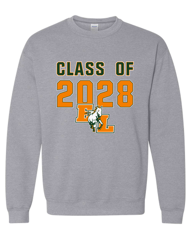 East Lincoln Mustangs Class of 2028 Men's Sweatshirt