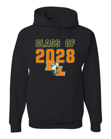 East Lincoln Mustangs Class of 2028 Men's Premium Hoodie