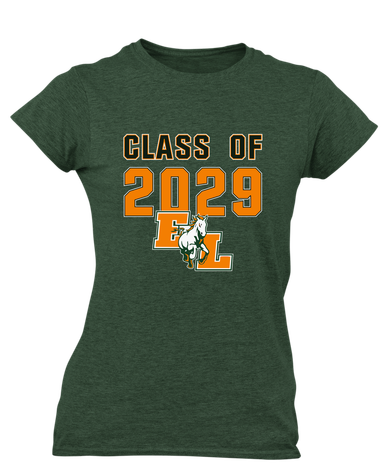East Lincoln Mustangs Class of 2029 Women's Premium SS T-Shirt