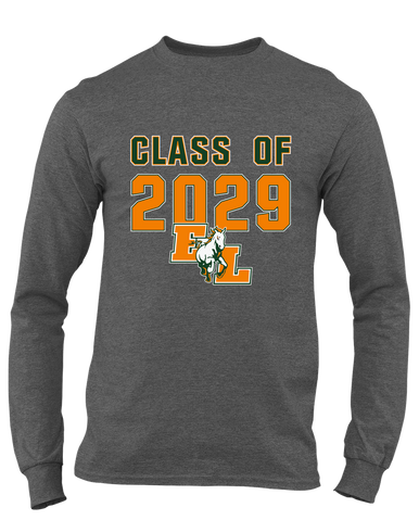 East Lincoln Mustangs Class of 2029 Men's Premium LS T-Shirt