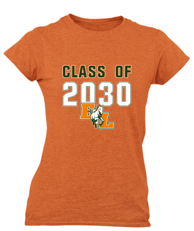 East Lincoln Mustangs Class of 2030 Women's SS T-Shirt
