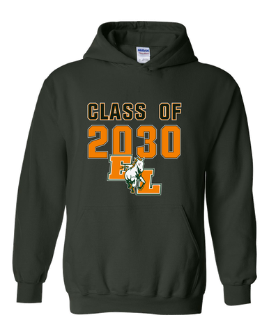 East Lincoln Mustangs Class of 2030 Men's Hoodie