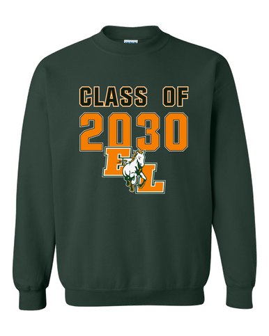 East Lincoln Mustangs Class of 2030 Men's Sweatshirt