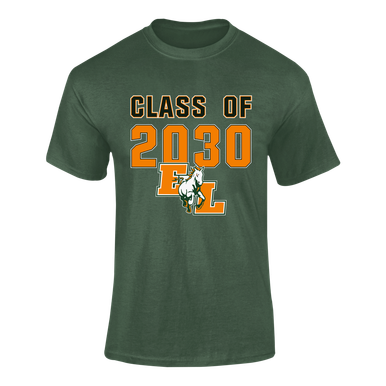 East Lincoln Mustangs Class of 2030 Men's SS T-Shirt