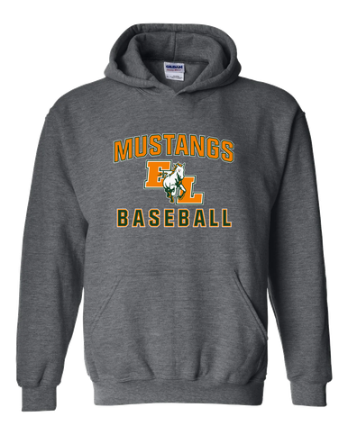 East Lincoln Mustangs Baseball #1 Men's Hoodie