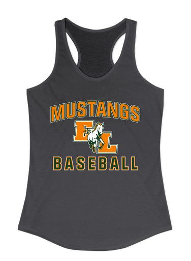 East Lincoln Mustangs Baseball #1 Women's Tank Top