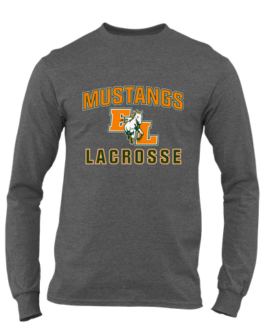 East Lincoln Mustangs Lacrosse Men's LS T-Shirt