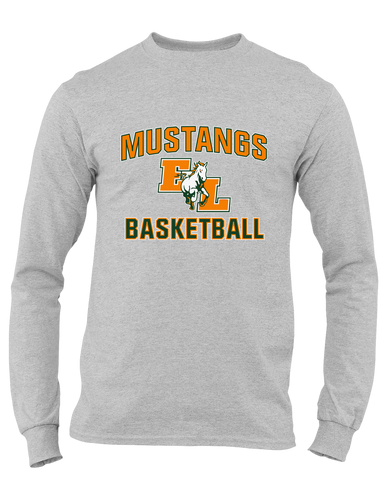 East Lincoln Mustangs Basketball #1 Men's Premium LS T-Shirt