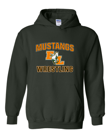 East Lincoln Mustangs Wrestling Men's Hoodie
