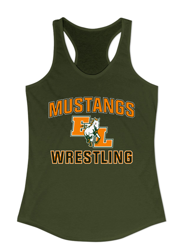 East Lincoln Mustangs Wrestling Women's Tank Top