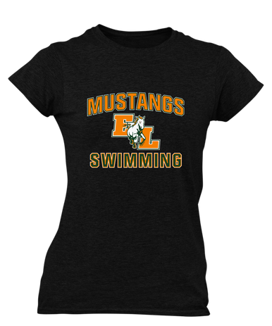East Lincoln Mustangs Swimming Women's SS T-Shirt