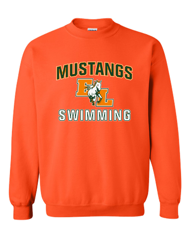 East Lincoln Mustangs Swimming Men's Sweatshirt