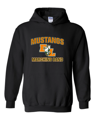 East Lincoln Mustangs Marching Band Men's Hoodie