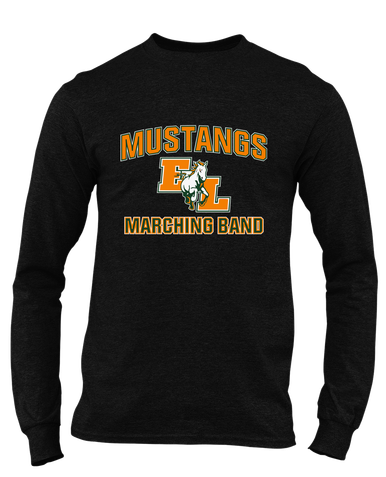 East Lincoln Mustangs Marching Band Men's Premium LS T-Shirt