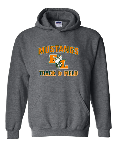 East Lincoln Mustangs Track & Field Men's Hoodie