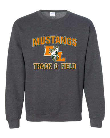 East Lincoln Mustangs Track & Field Men's Sweatshirt