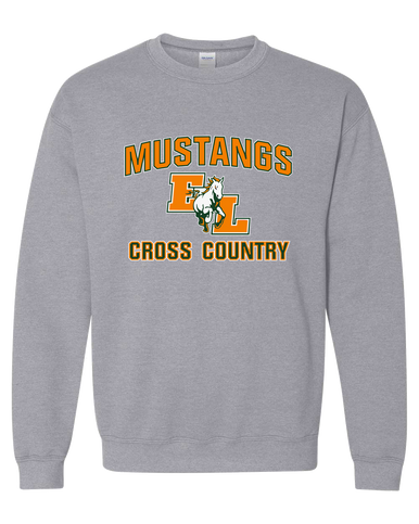 East Lincoln Mustangs Cross Country Men's Sweatshirt