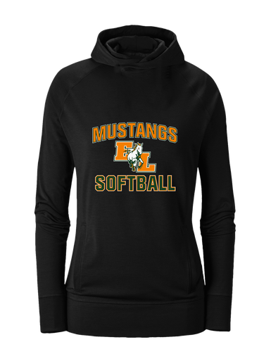 East Lincoln Mustangs Softball #1 Women's Hoodie