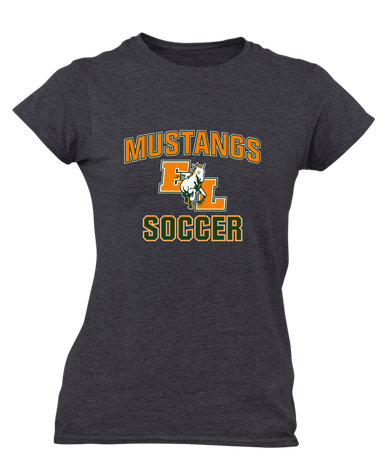 East Lincoln Mustangs Soccer #1 Women's SS T-Shirt