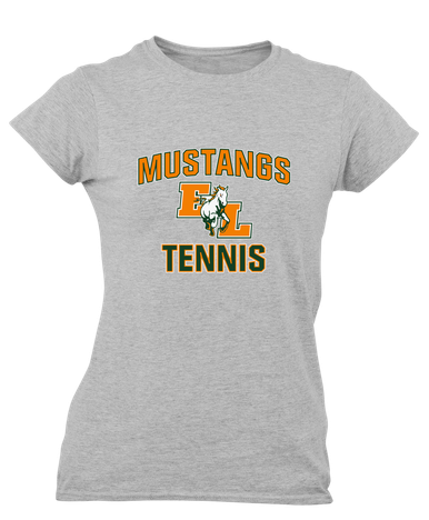 East Lincoln Mustangs Tennis Women's Premium SS T-Shirt