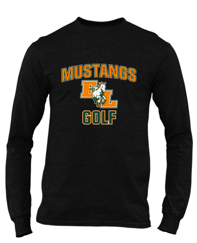 East Lincoln Mustangs Golf Men's LS T-Shirt