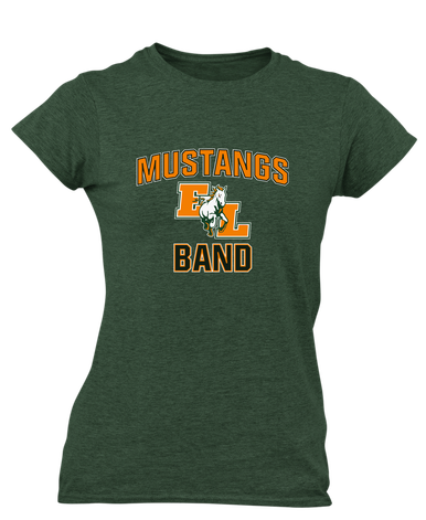 East Lincoln Mustangs Band # 1 Women's SS T-Shirt