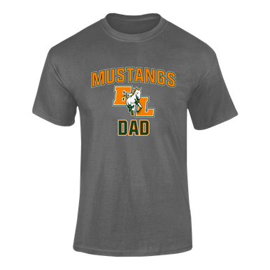 East Lincoln Mustangs Dad Men's SS T-Shirt