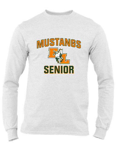 East Lincoln Mustangs Senior #1 Men's Premium LS T-Shirt