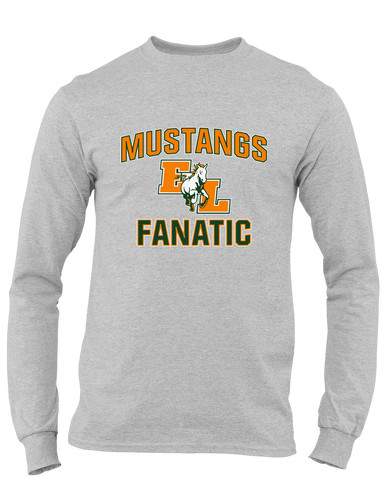 East Lincoln Mustangs Fanatic Men's LS T-Shirt