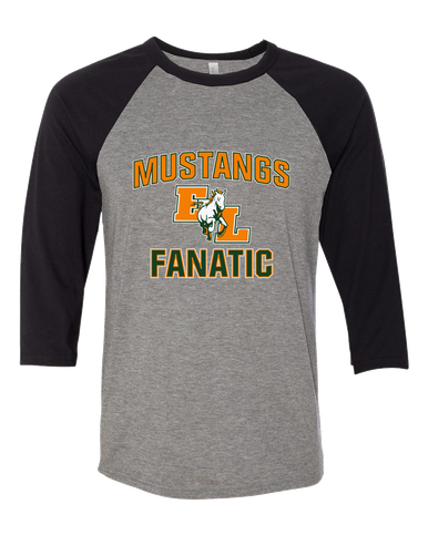 East Lincoln Mustangs Fanatic Men's Baseball T-Shirt