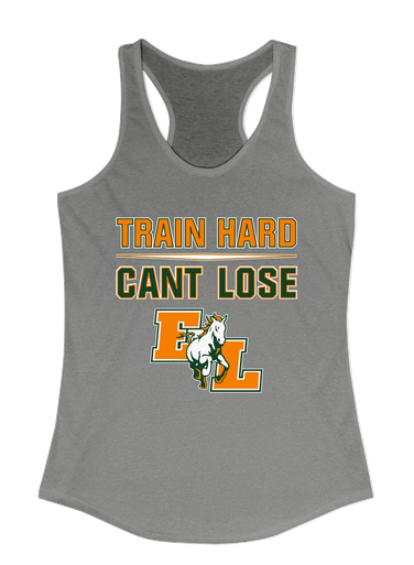East Lincoln Mustangs Train Hard, Can't Lose Women's Tank Top