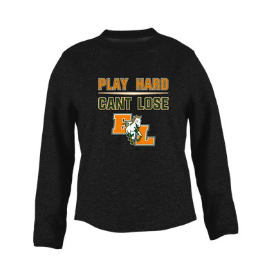 East Lincoln Mustangs Play Hard, Can't Lose Women's Sweatshirt