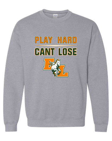 East Lincoln Mustangs Play Hard, Can't Lose Men's Sweatshirt