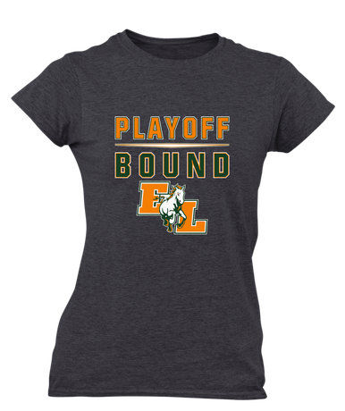 East Lincoln Mustangs Playoff Bound Women's SS T-Shirt