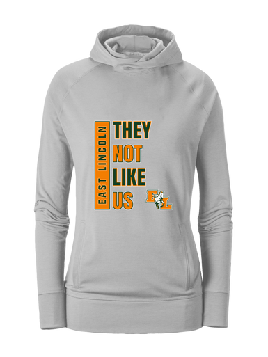 East Lincoln Mustangs They Not Like Us #1 Women's Hoodie