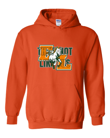 East Lincoln Mustangs They Not Like Us #2 Men's Hoodie