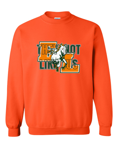 East Lincoln Mustangs They Not Like Us #2 Men's Sweatshirt