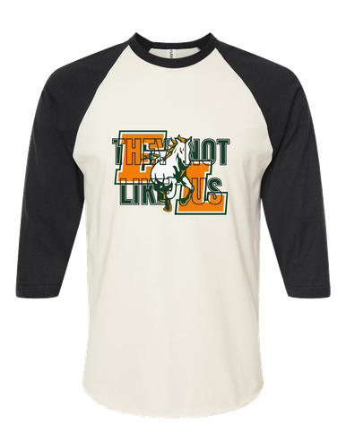 East Lincoln Mustangs They Not Like Us #2 Men's Baseball T-Shirt