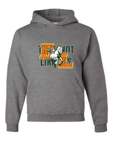 East Lincoln Mustangs They Not Like Us #2 Men's Premium Hoodie