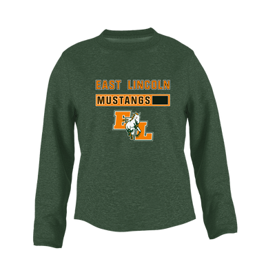 East Lincoln Mustangs Mascot #7 Women's Sweatshirt